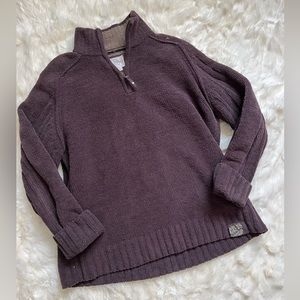 Super warm thick quarter zip